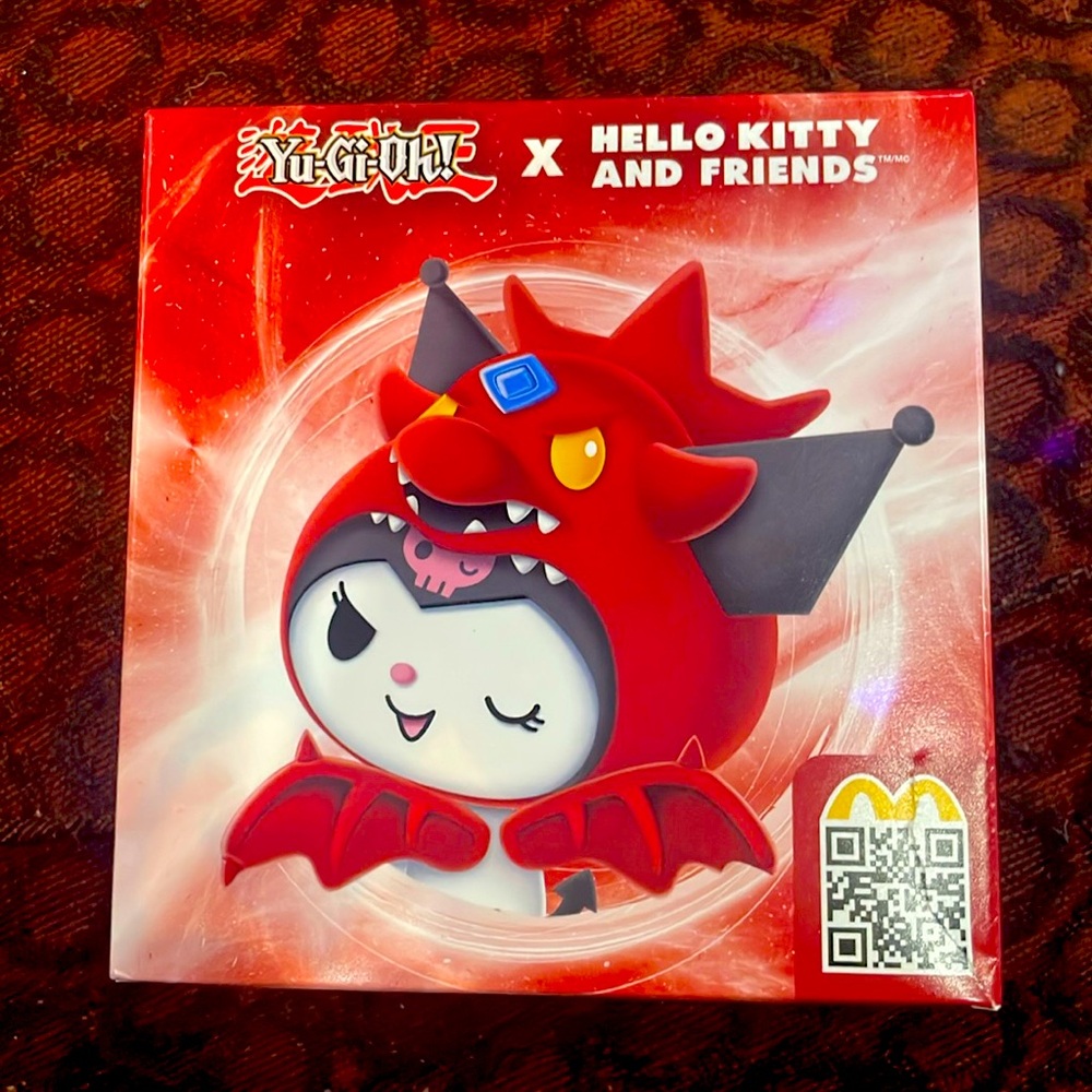Macdonalds Sanrio X Yu-Gi-Oh Kuromi plush